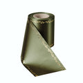 Supersatin, moosgrün, Efeu gold - Breite 100 mm