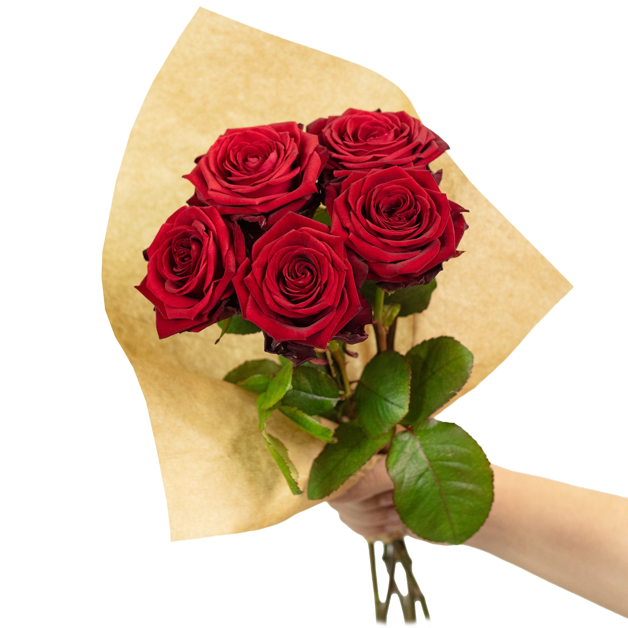 Blumenstrauß  'Red Passion'  - Länge ca. 50 cm - Strauß frischer roter Rosen