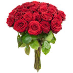 Blumenstrauß  'Red Passion'  - Länge ca. 50 cm - Strauß frischer roter Rosen