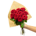 Blumenstrauß  'Red Passion'  - Länge ca. 50 cm - Strauß frischer roter Rosen