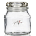 MINI STORAGE pot - clear - 6.5x6.5x8cm - glass