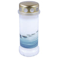 Grave candle no. 6 - Stones - White