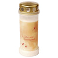 Grave candle no. 6 - Balloon - White