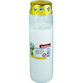 Grave candle No. 9 - with lid - White