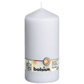 Bougie pilier - Hauteur 20 cm - Diamètre 9,8 cm - Blanche