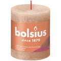 Pillar candle - Height 8 cm - Diameter 6.8 cm - Rustic - Creamy caramel