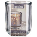 Support lumineux Sparkle - Hauteur 87 mm - Diamètre 71 mm - Transparent