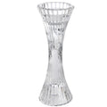 DUAL glass tealight & candle holder large - clear - 7x7x19.5cm - glass