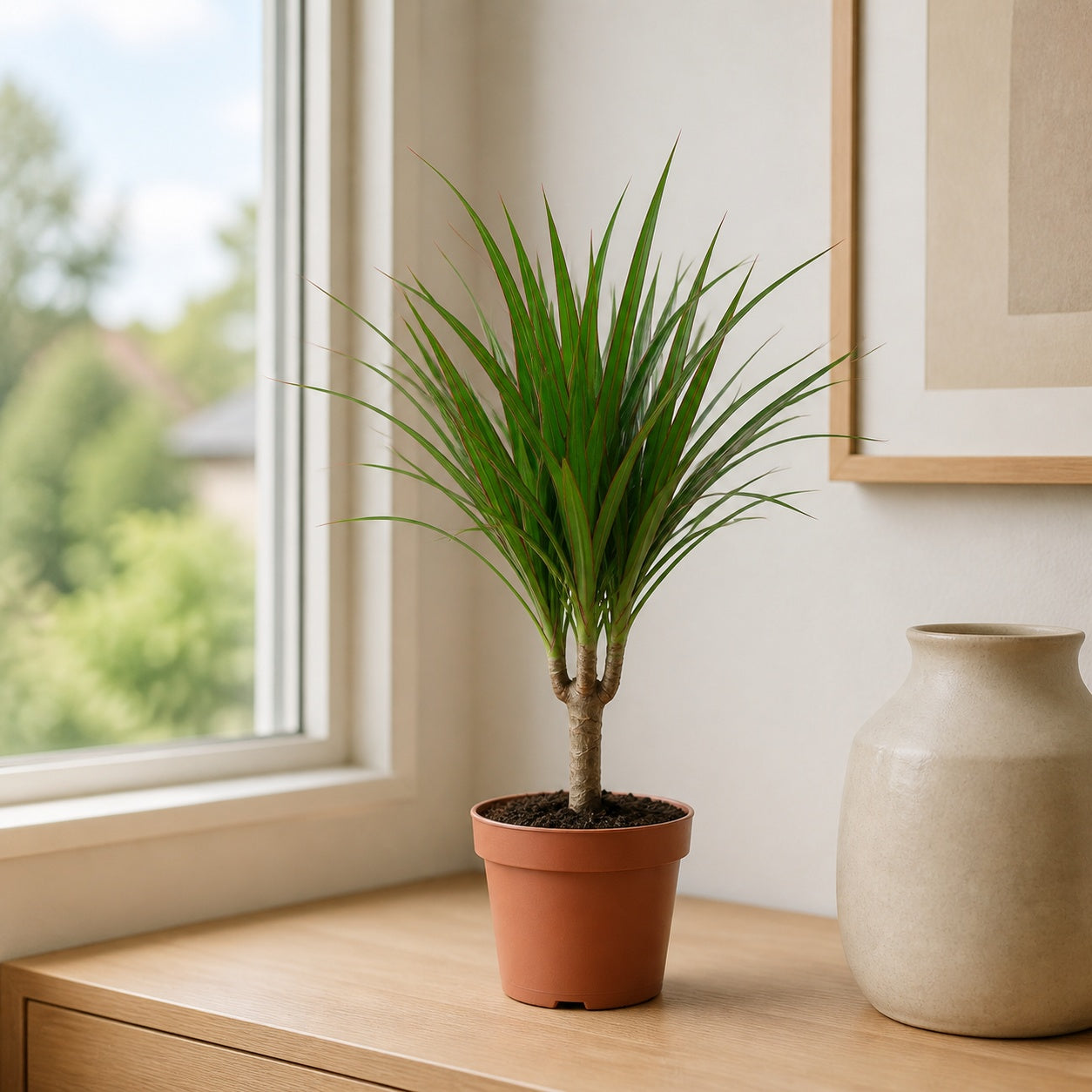 Drachenbaum - Dracaena Marginata - Höhe ca. 35 cm, Topf-Ø 12 cm
