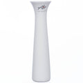 Vase solifleur en porcelaine élégante - blanc - 5,5 x 5,5 x 20 cm - porcelaine