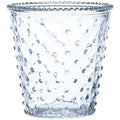 Sandra's SECRET GARDEN cylindrical vase with dots - klar - 12x12x12cm - Glas