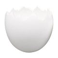 Œuf de printemps à planter, Ivoire - Porcelaine - 11,5 x 13 cm