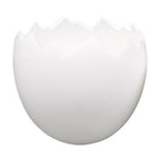 Œuf de printemps à planter, Ivoire - Porcelaine - 11,5 x 13 cm