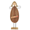 Engel Dost - Holz - 28x13x5 cm