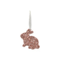 HaseHänger Dost - pink - Holz/Glas - 10x7x1 cm