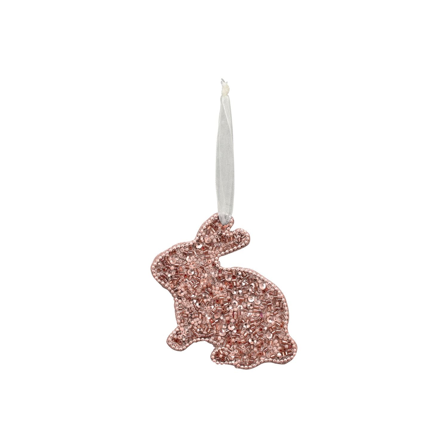 HaseHänger Dost - pink - Holz/Glas - 10x7x1 cm