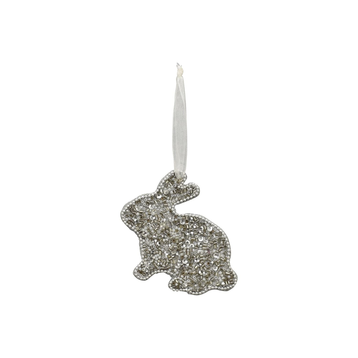 HasenHänger Dost - silber - Holz - 10x7x1 cm