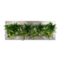 Flowerwall L - alu vintage - 89x33 cm