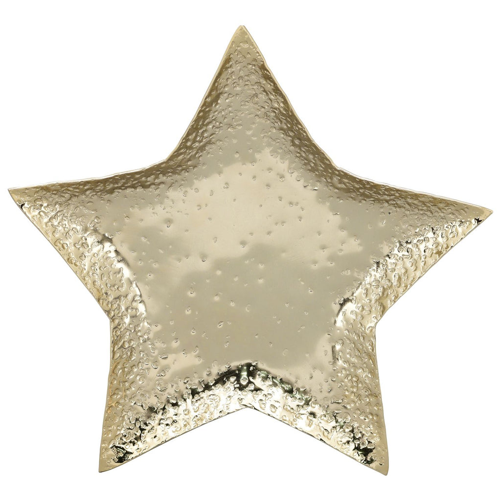 Star Tray LARGE - champagne gold - aluminum - 31 cm