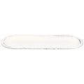 Tablett ClairBlanc - weiß - Metall - 43x17x2 cm