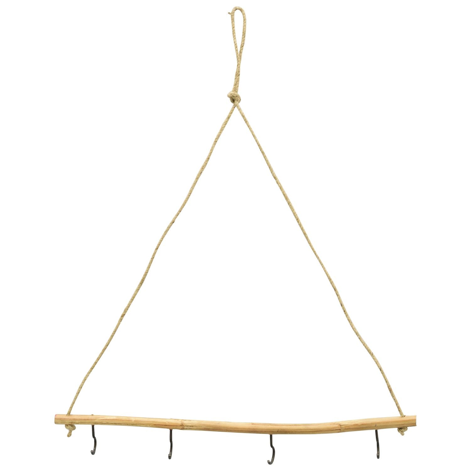 Haken ClairBlanc - Metall/Holz - 45x2,5x7 cm