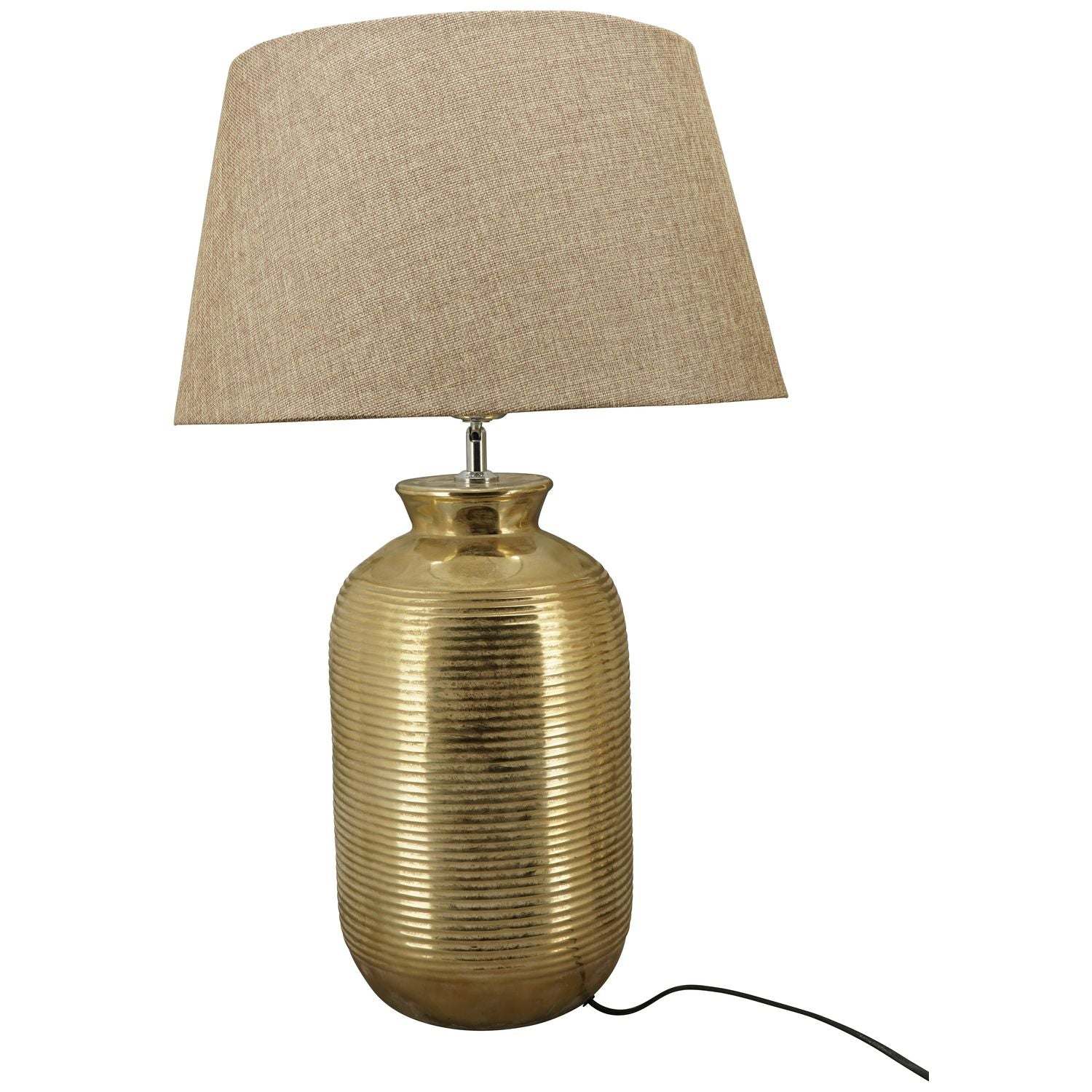 Aurum lamp - gold - stoneware - 23x23x50.5 cm
