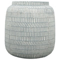 Vase Valo - grau - Keramik - 15,5x15,5x16 cm