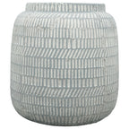 Vase Valo - grau - Keramik - 15,5x15,5x16 cm