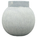 Vase Valo - grau - Zement - 24x24x24