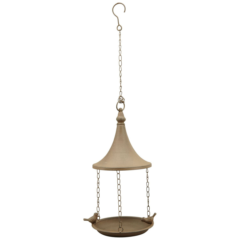 VogelFutterPlatz Tôle - braun - Metall - 19,5x16x66 cm