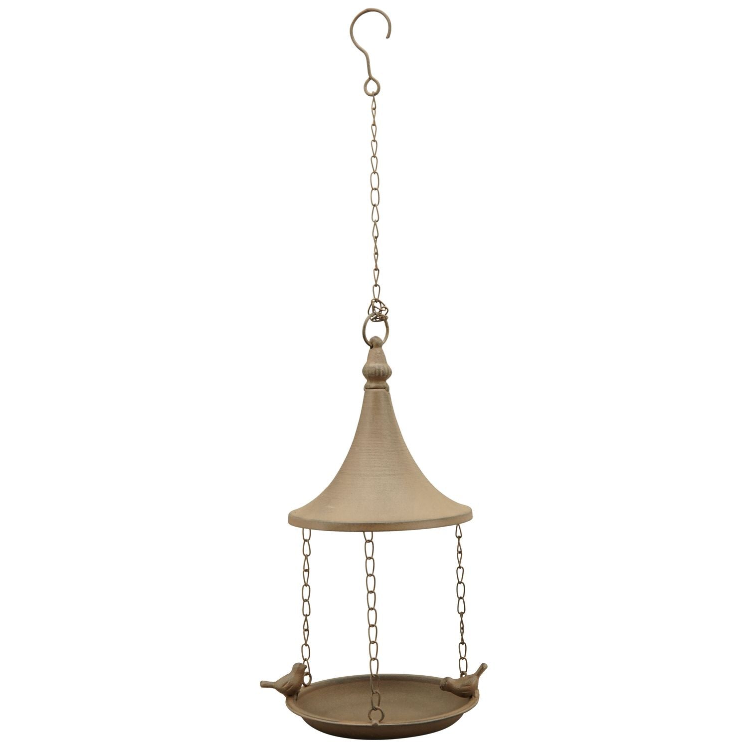 VogelFutterPlatz Tôle - braun - Metall - 19,5x16x66 cm