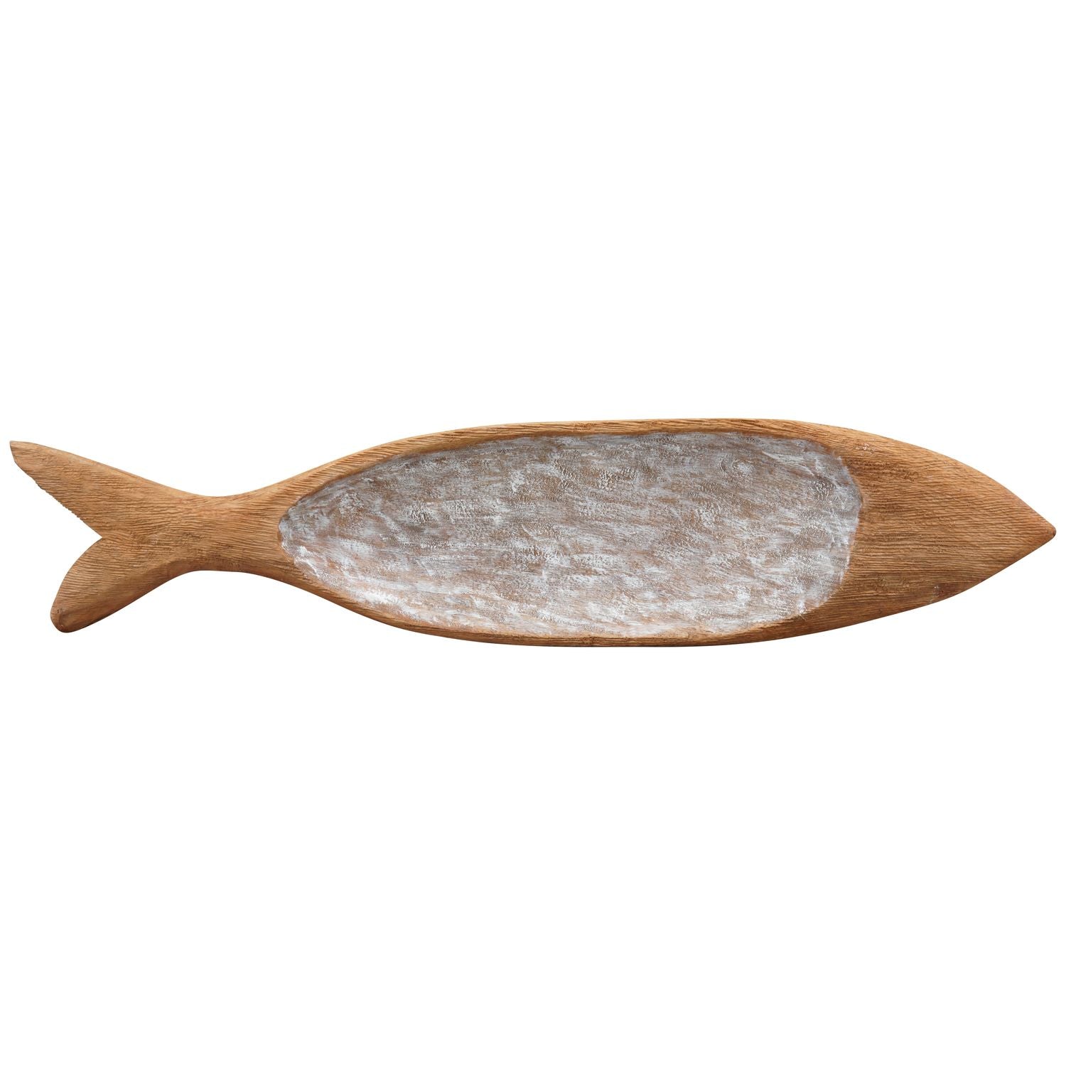 FischTeller Artisanal - Holz - 62x14x5,5 cm