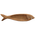Artisanal Fish Plate - Wood - 59.5x13x5 cm