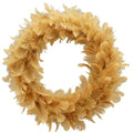 Kranz FedeR - Feder - braun - 25x25x3,5 cm