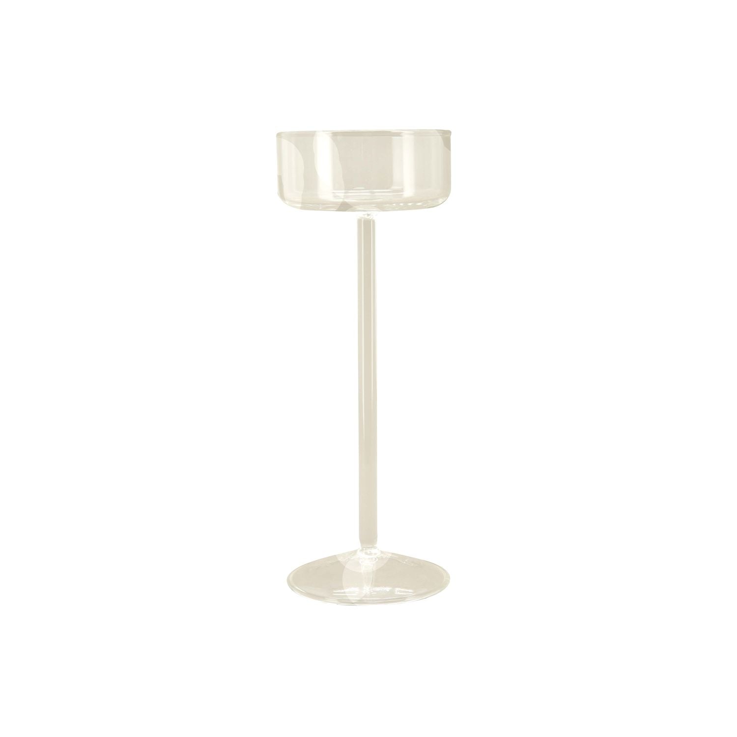 Verrerie candle holder - glass - 8x8x21.5 cm