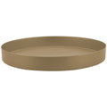 Tablett ClairBlanc - creme - Metall - 25x25x3 cm