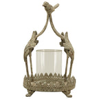 Krone Windlicht ArtFerro - Metall/Glas - 16x14x24 cm