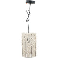 Lampe SWILL - Baumwolle Seil/Metall - 18x18x28 cm