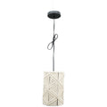 Lampe SWILL - Baumwolle Seil/Metall - 18x18x28 cm