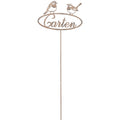Gartenstab Tôle - rusty - Metall - 57x18,5x0,3 cm