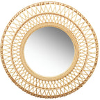 Spiegel ArtFerro - Bamboo/Glas - 60x60x7 cm