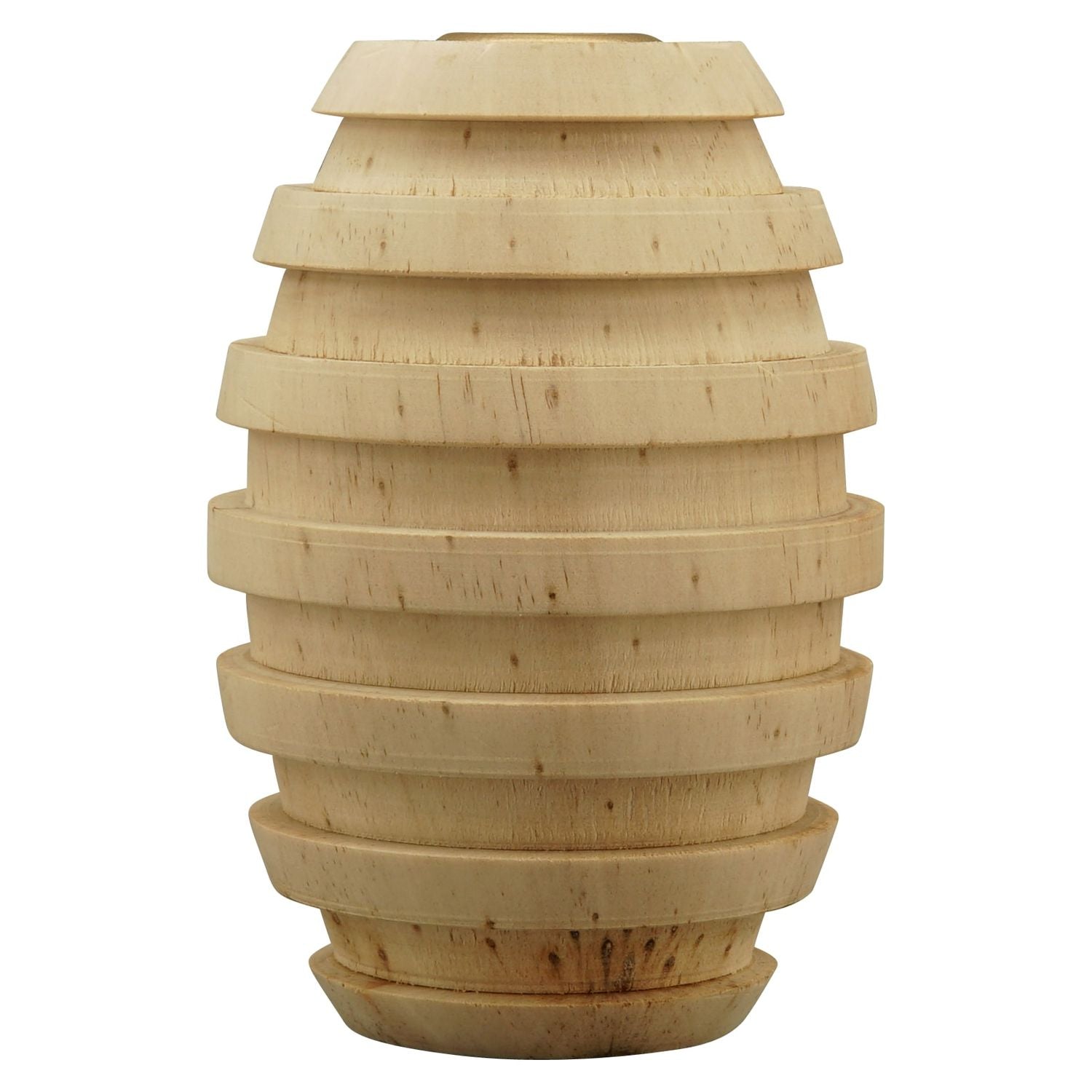 KerzenHalter Dost - natur - Holz - 8,5x8,5x12 cm