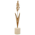 Blume Tôle - metall/Holz - 5,8x5,8x34 cm