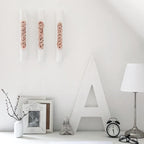 Tube Infinity Bloom - blanc/rosé - 40 x 6,5 cm