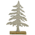 Baum Puri - Holz/Aluminium - 21x5x31 cm