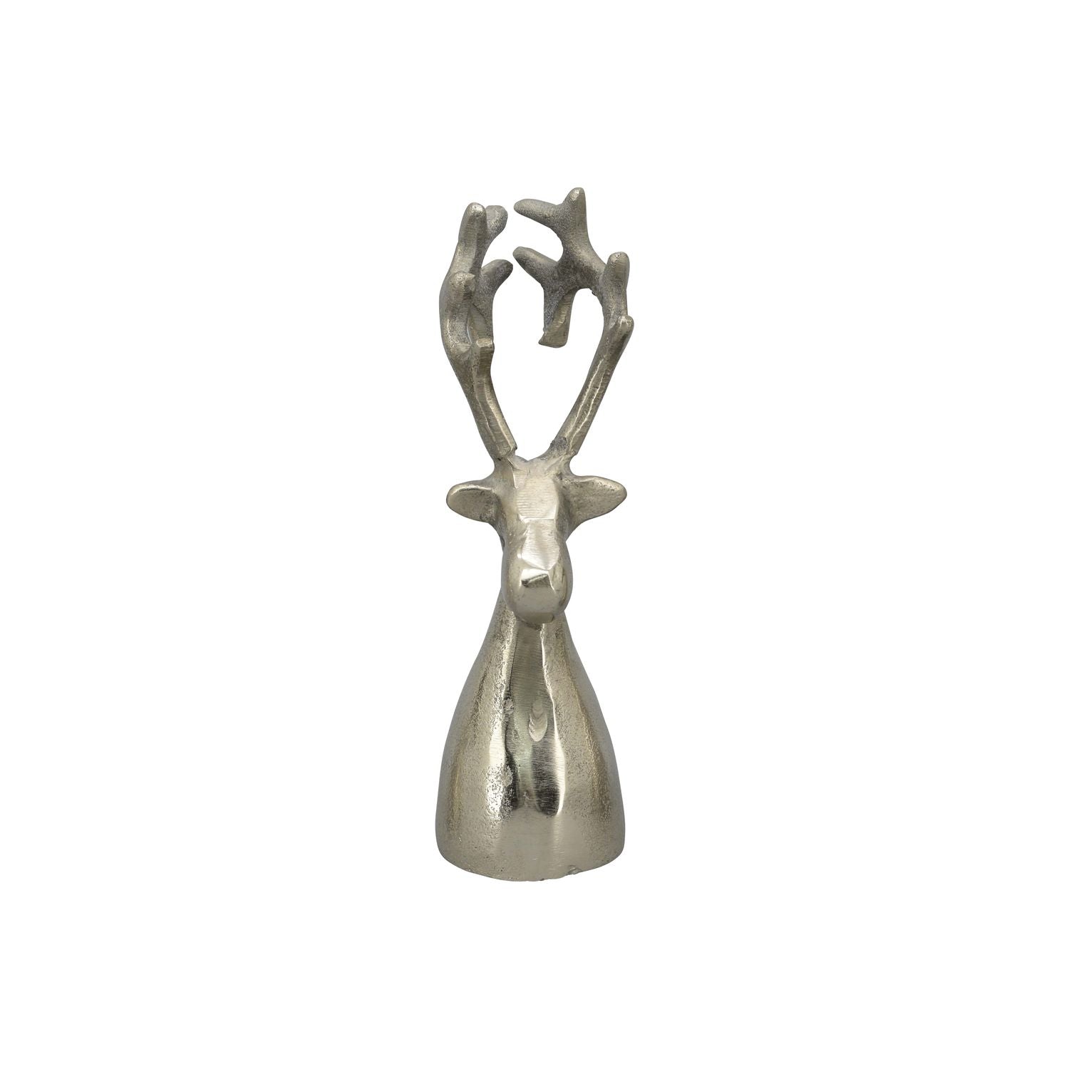 Rentier Puri - silber - Alu - 6,5x6,5x20 cm