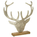 Rentier Puri - Holz/Aluminium - 42x36x7 cm