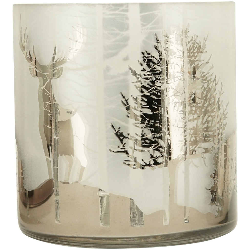 Windlight Vitrifié - Verre - 15x15x15 cm