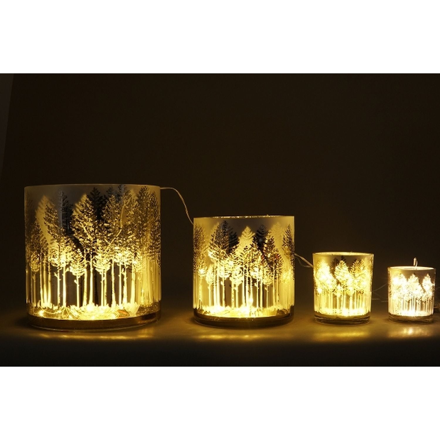 Windlight Vitrifié - Verre - 15x15x15 cm