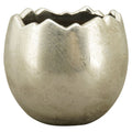 PflanzEi GROS - silber - Stoneware - 13x13x12 cm